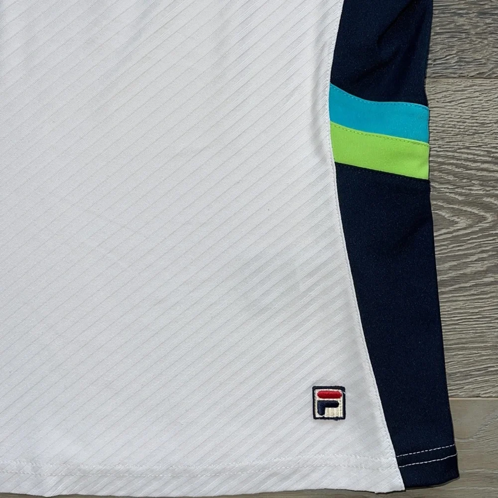 FILA 🎾HP🎾White Keyhole Sports Tank. Small - Picture 5 of 7